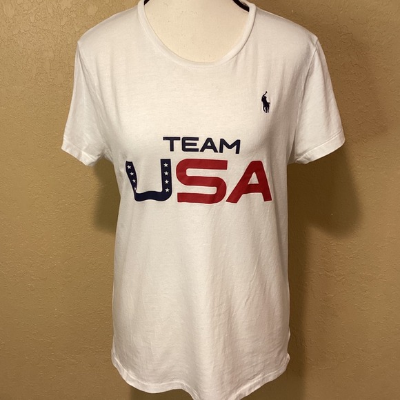 Polo Ralph Lauren Women's Team USA Official Village Wear T-Shirt, Size Medium - Picture 1 of 9